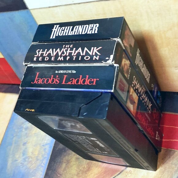 VHS MOVIE LOT - HIGHLANDER - SHAWSHANK REDEMPTION - JACOB'S LADDER - MONEY TALKS - Picture 7 of 12